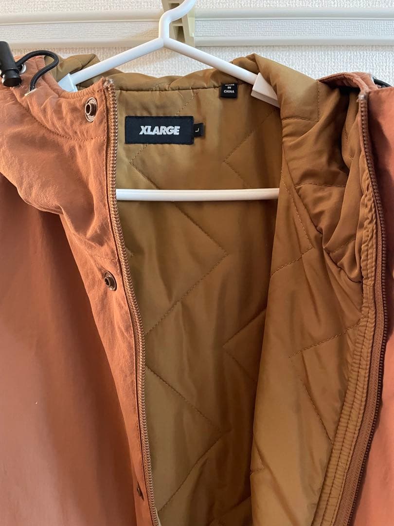 X−LARGE ブラウン ダウンジャケット サイズL - メルカリ