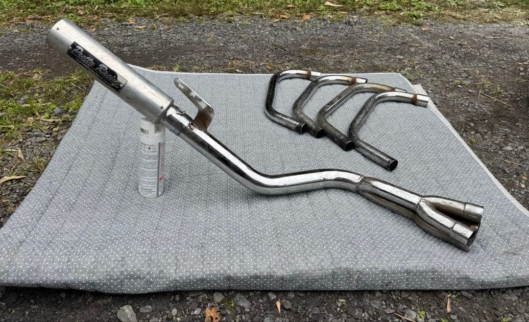 CBR400F Pretty Racing製　マフラー プリティー HONDA CBR400F (改タイプ1) PRETTY管 マフラー