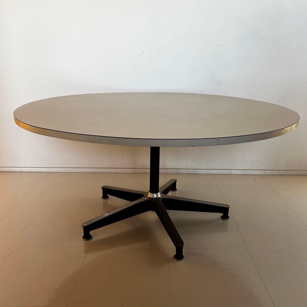 50s ハーマンミラー イームズ 5スター コントラクトベース ローテーブル