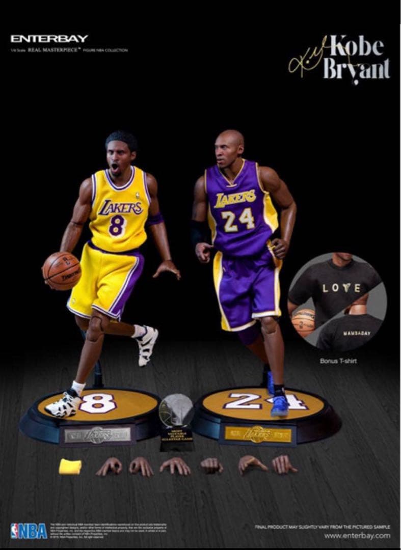 エンターベイ コービーブライアント リアルマスターピース NBAコレクション/ コービー・ブライアント