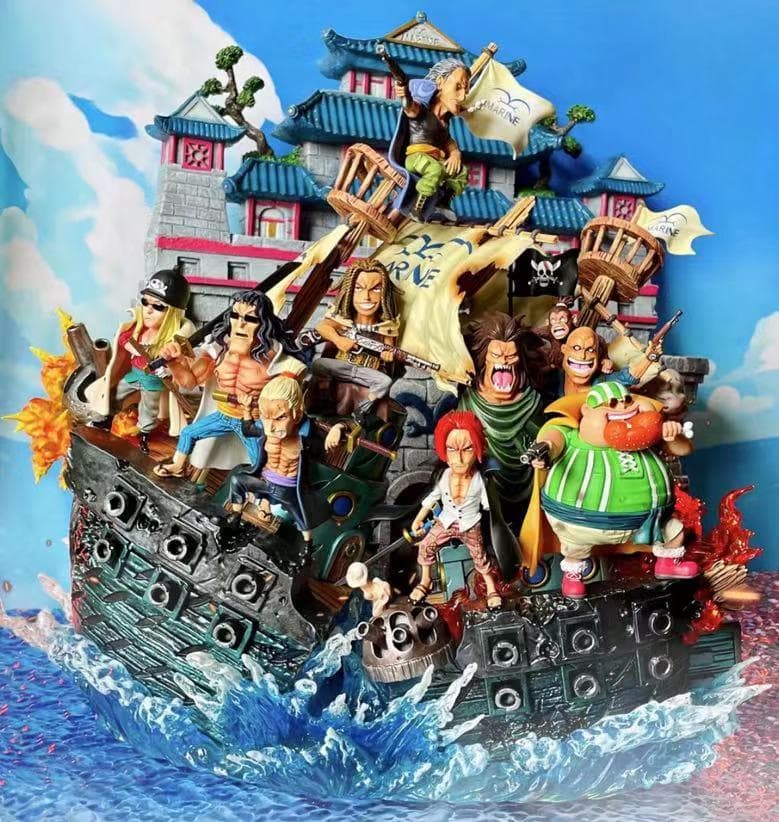 ワンピース YZ 赤髪海賊団 EX版 9点 ガレージキットスタチュー フィギュア ワンピース YZ 赤髪海賊団 EX版 9点 ガレージキットスタチュー