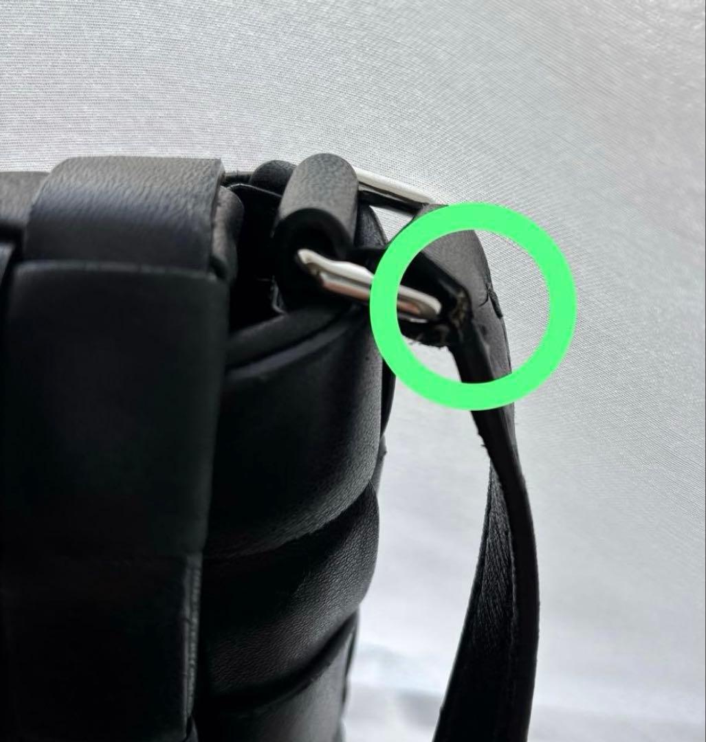 MIUMIU】編み込みレザー ショルダーバッグ 黒 [型番:5BD180] - メルカリ