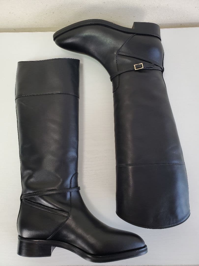 L´AUTRE CHOSE ロートレショーズ 本革レザー ジョッキーブーツ 乗馬