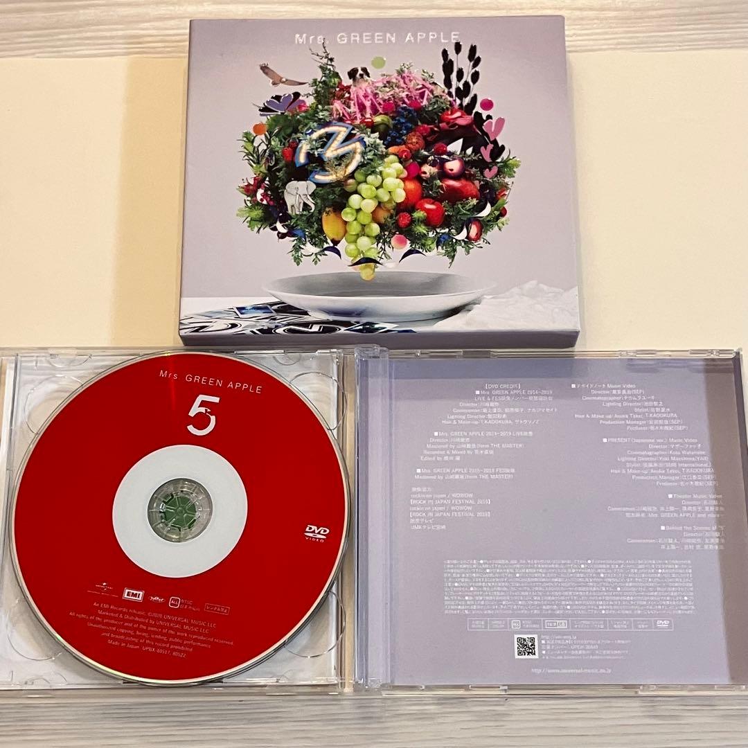 Mrs. GREEN APPLE 5 初回限定盤 - メルカリ