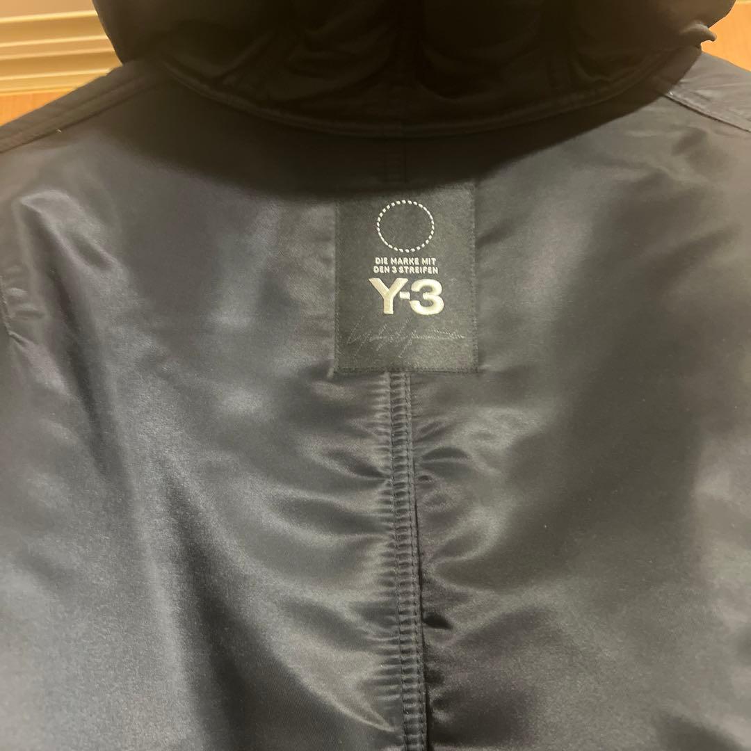 Y-3 ブラック ベンチコート フード付き ovs parka dp0515 - メルカリ