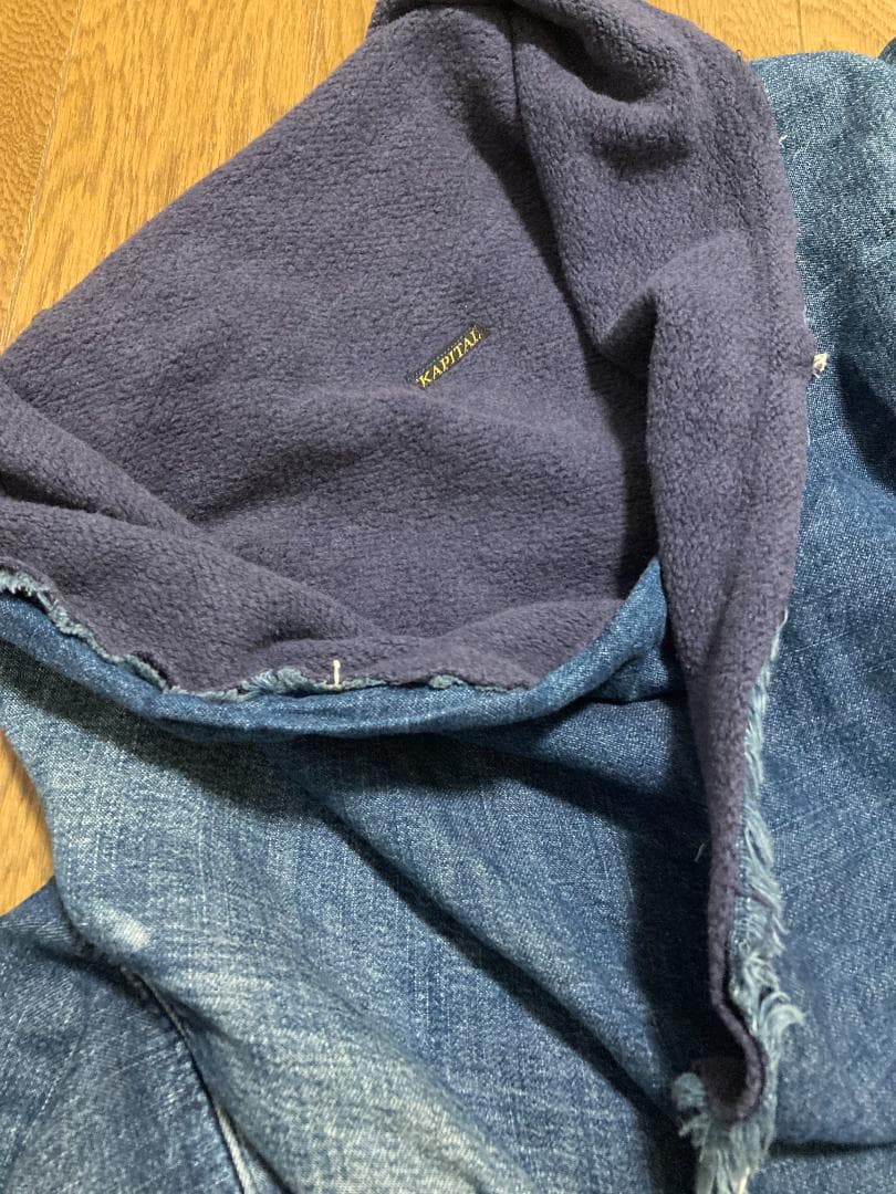 Kapital KOUNTRY] 羽織 インディゴデニム マントコート - メルカリ