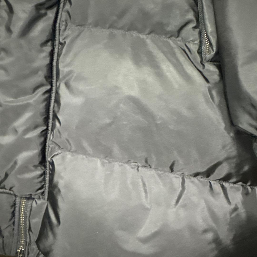 PRADA フード付きロングダウンジャケット 三角ロゴ SGB218 XL - メルカリ