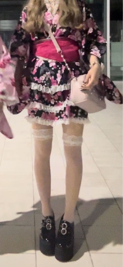 浴衣ドレス 姫ギャル 大人 地雷 量産型 平成ギャル - メルカリ