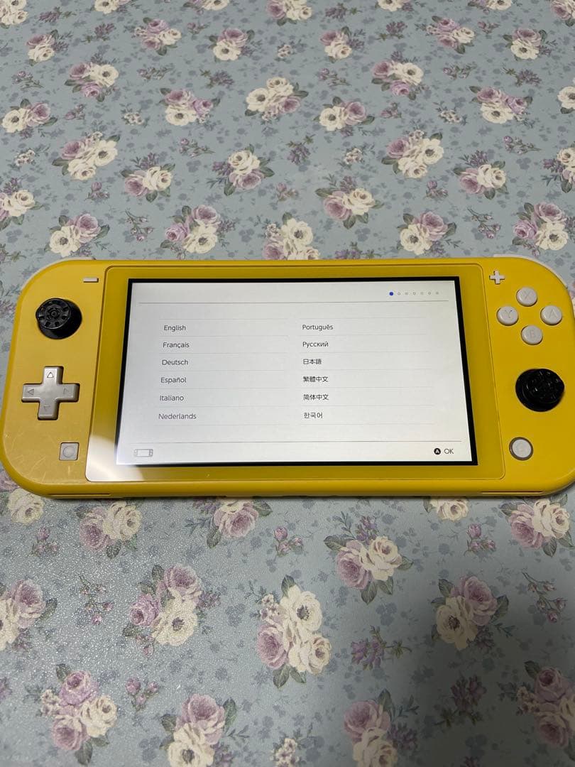 Nintendo Switch Lite イエロー 本体のみ 一応 ジャンク品 本体のみ・ジャンク品】初期化済み Nintendo Switch Lite イエロー
