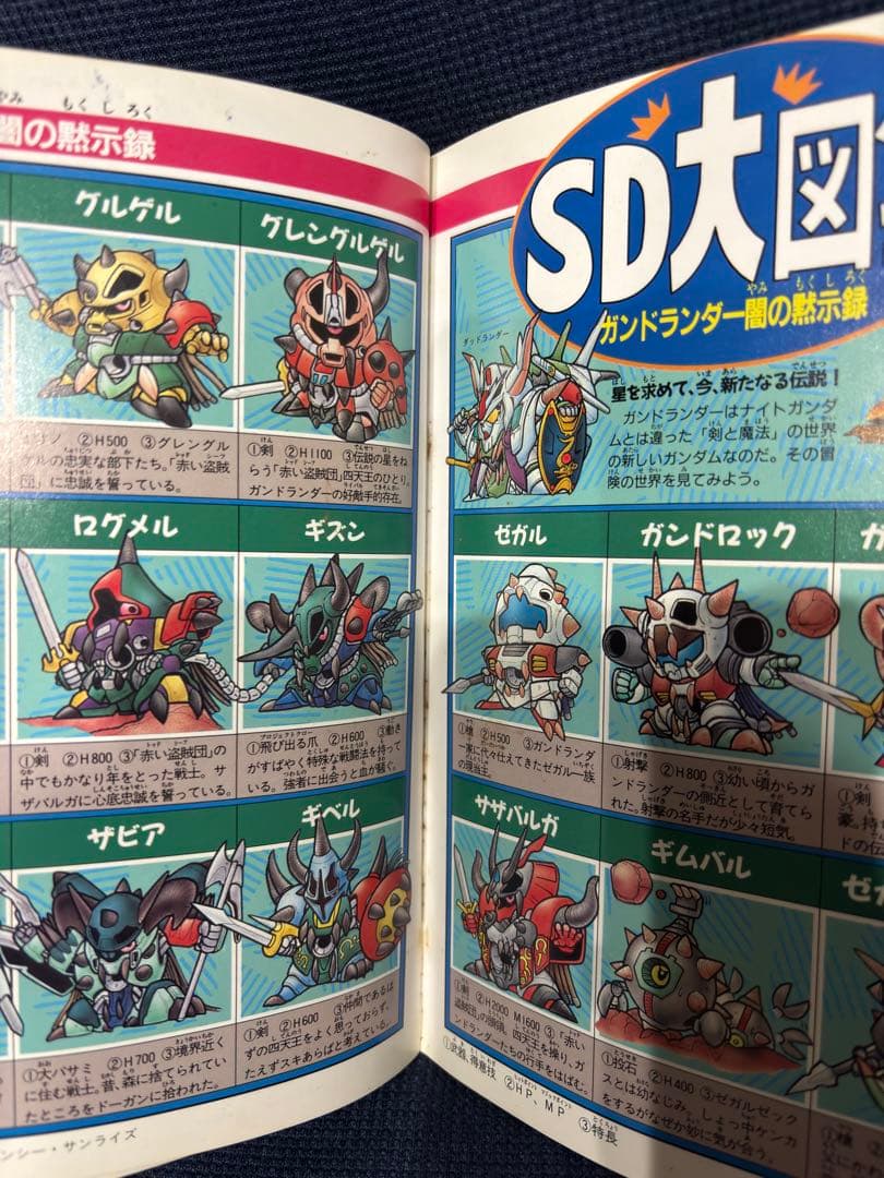 初版 SD大図鑑 SD CLUB スペシャル ガンダム ガンドランダーなど