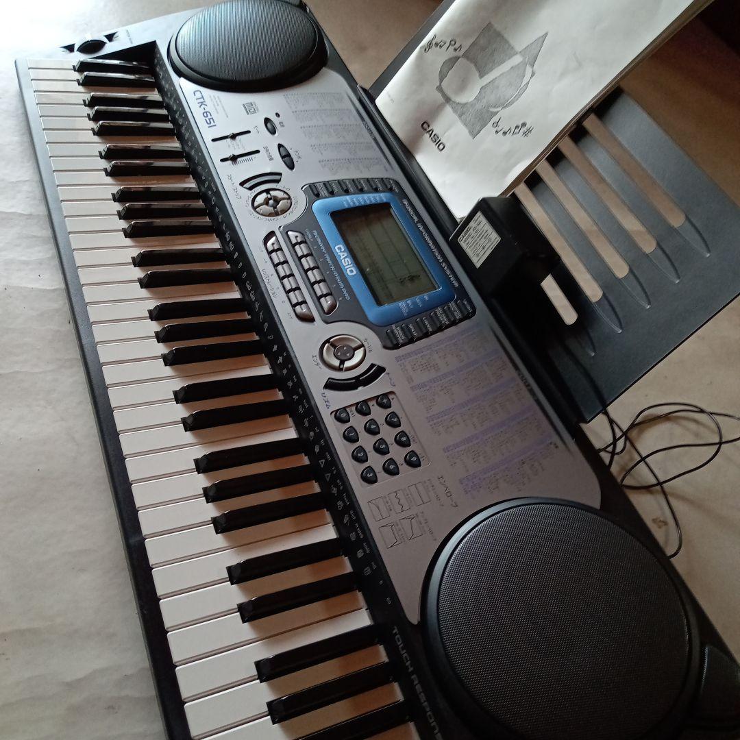 CASIO カシオ キーボード ハイグレードモデル CTK-651 電子ピアノ