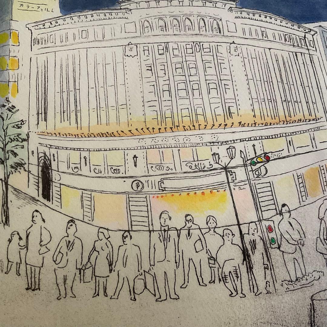 限定版画 山本容子 ルイヴィトン トラベルノート 東京五十景 代表作