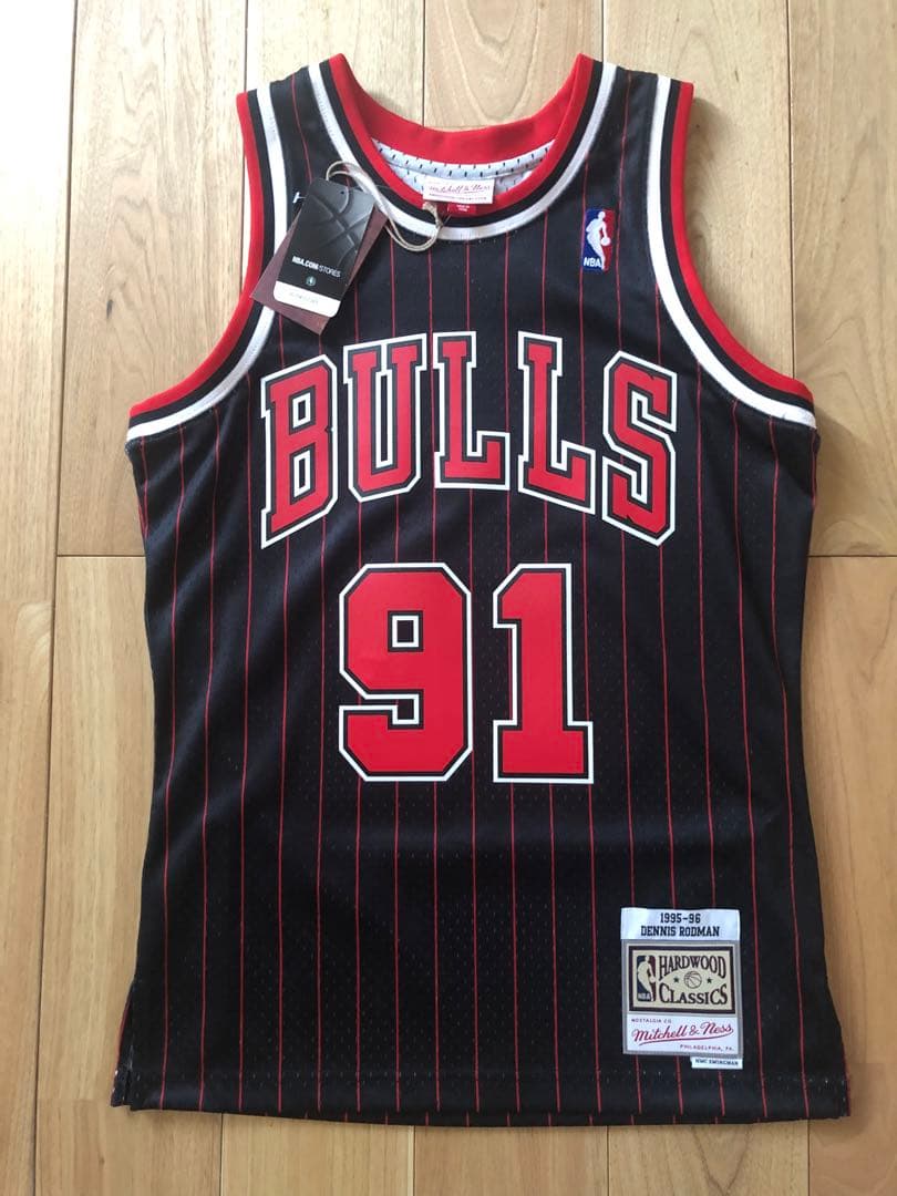 【S未使用タグ付】ロッドマン mitchell&ness 95-96ユニフォーム Mitchell&Ness（ミッチェルアンドネス） ユニフォーム メンズ