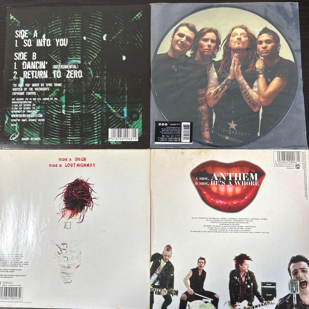 The Wildhearts 7インチレコード 4枚セット - メルカリ