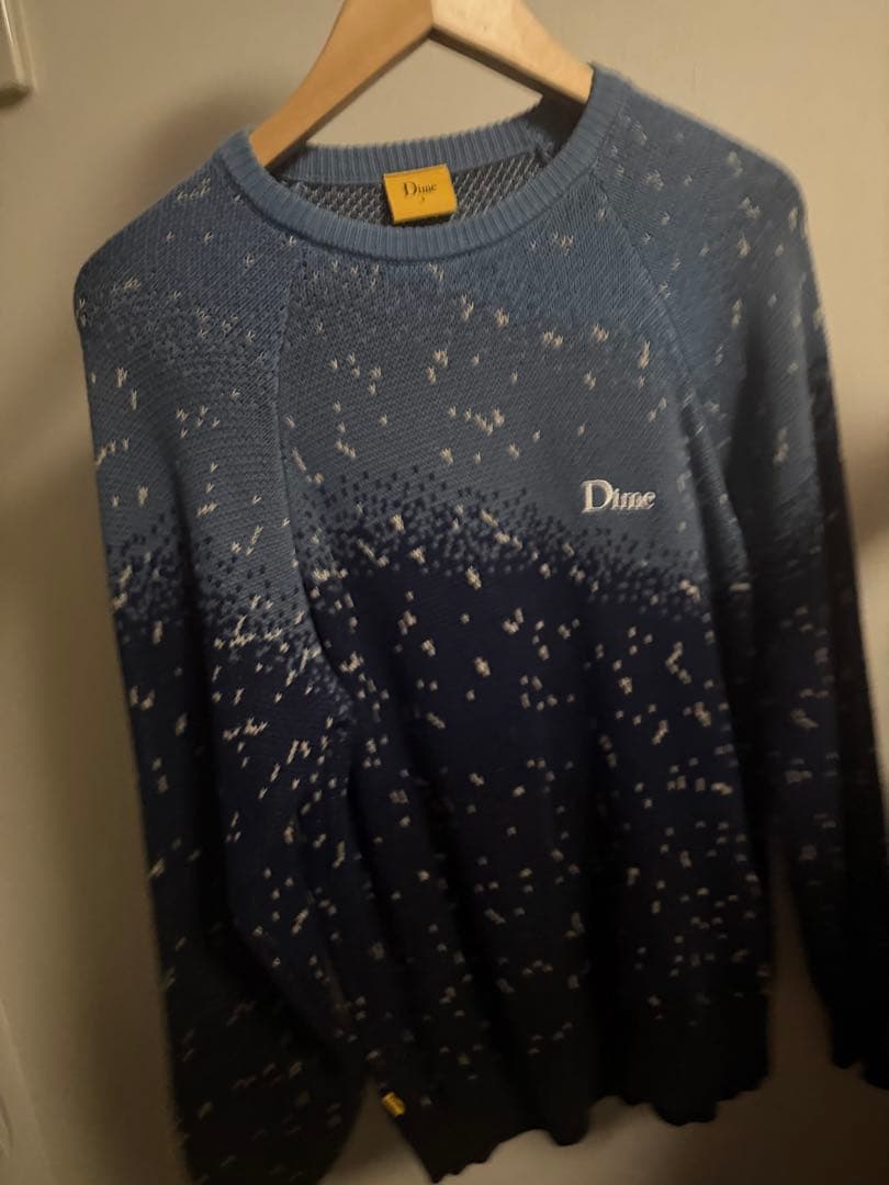 Dime Heavy Knit Sweater ダイム　ニット Dime DYSON KNIT / BLACK (ダイム ニット/セーター) - HORRIBLE'S