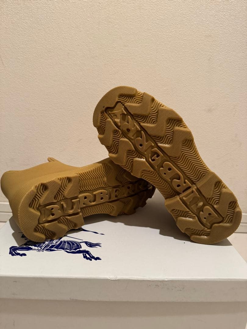 Burberry ラバーブーツ Marsh サイズ40 - メルカリ