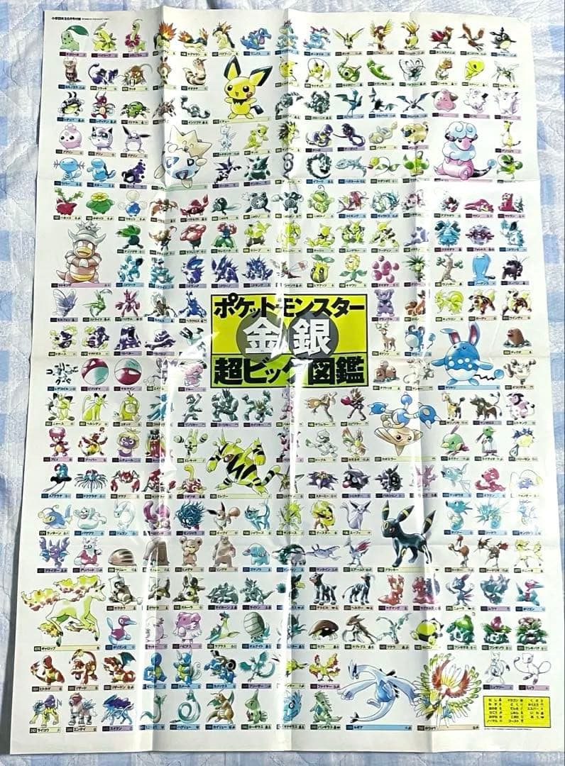 ポケットモンスター 金銀 超ビッグ図鑑 - メルカリ