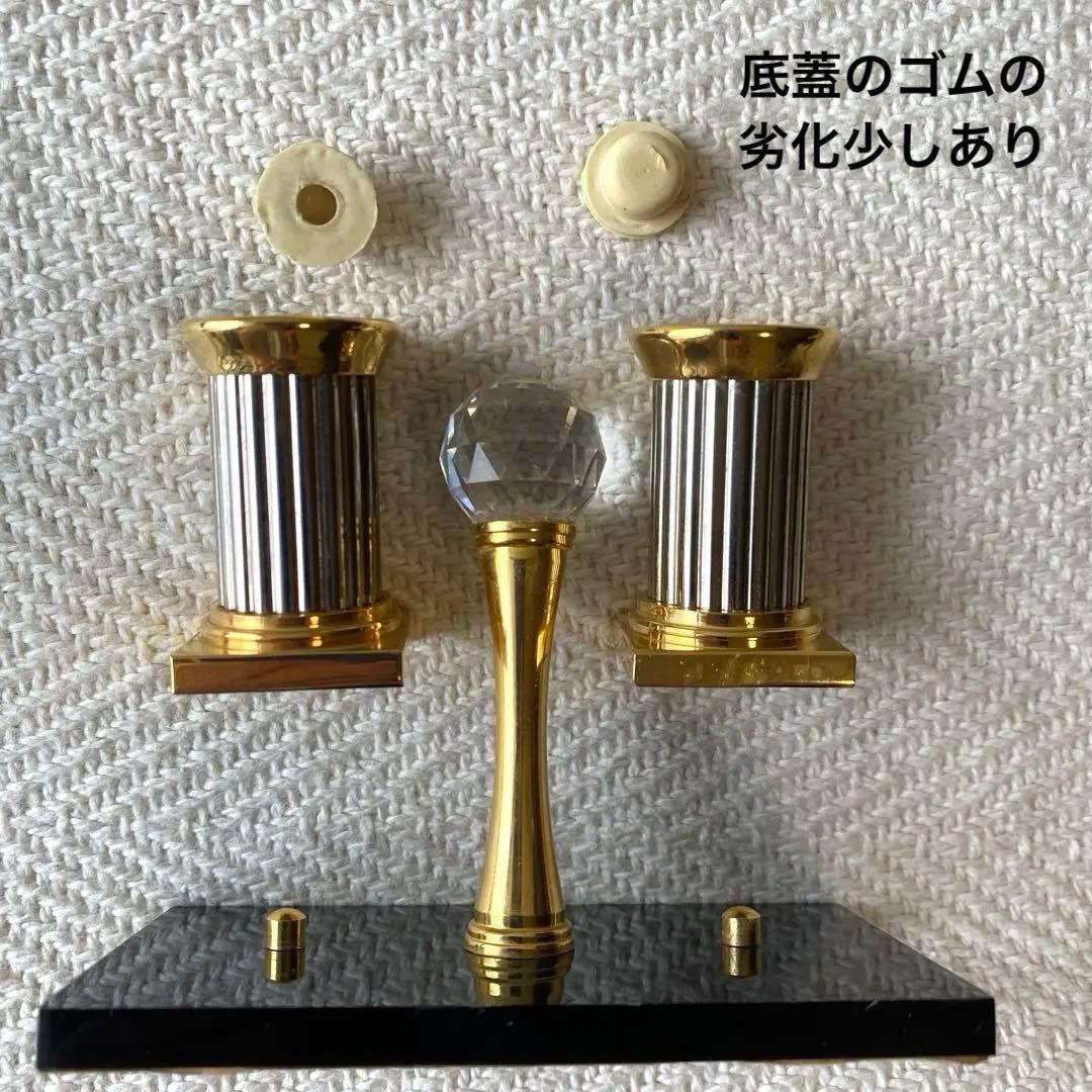 Canクリスタル硝子 金スウィーツプレート ティータイムセット16点