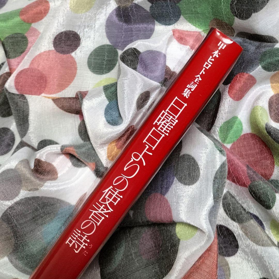 ロックの神様✨日曜日よりの使者の詩 甲本ヒロト全詩集✨2007年初版本G.B.