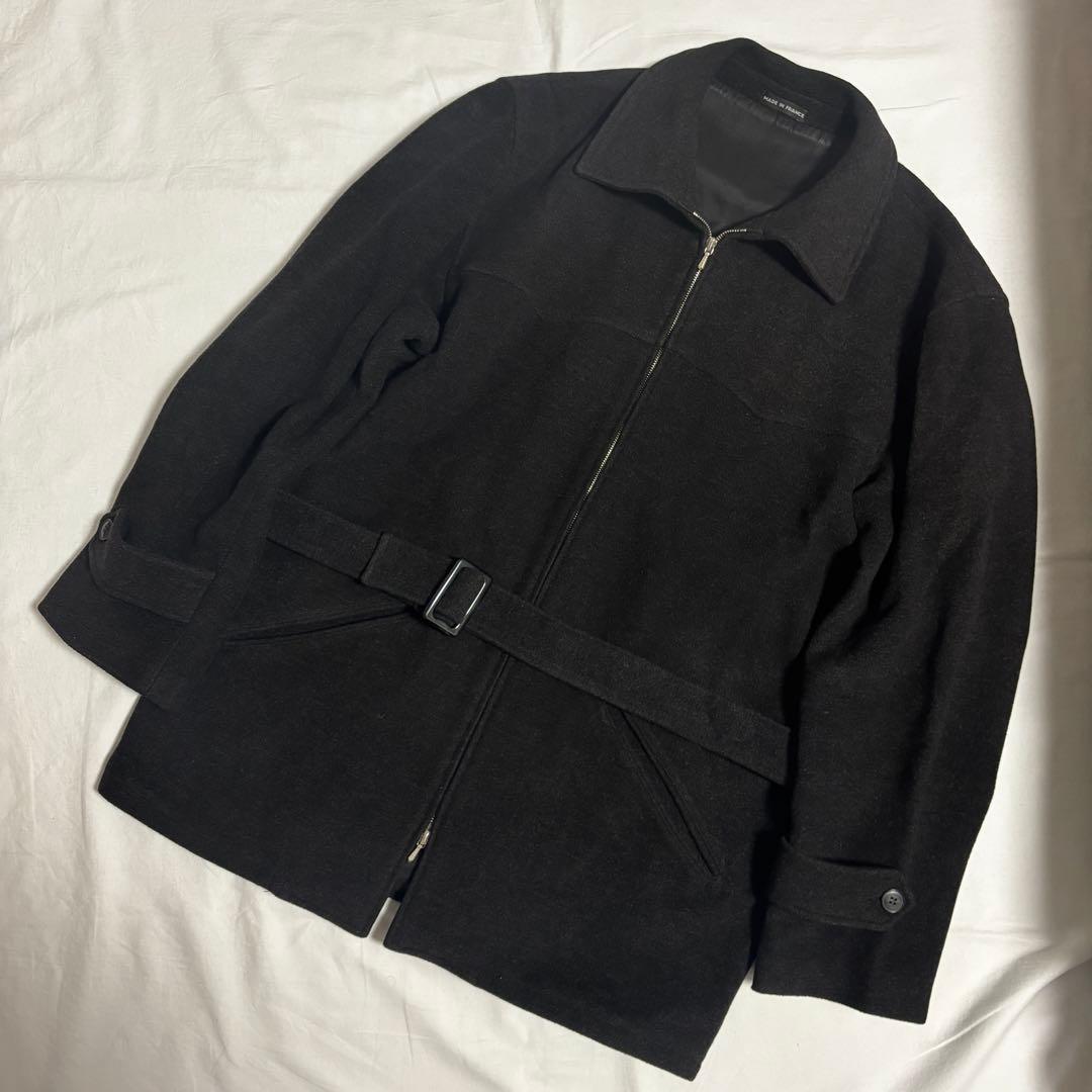 フランス製 riri Agnes b. カシミヤ ウール ジャケット ベルト AN53 VESTE agnes b.×Dolmen ワークジャケット ｜agnès b. HOMME（オム