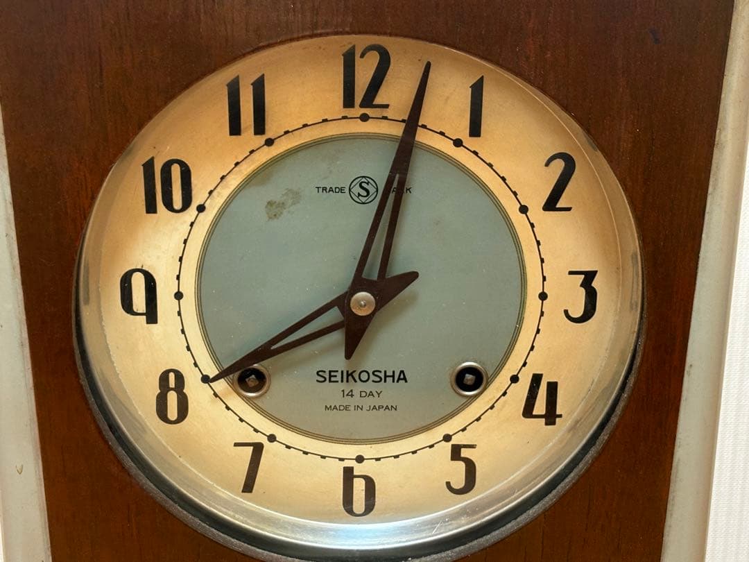 当時物 精工舎 ゼンマイ式 振り子時計 掛時計 ジャンク - メルカリ