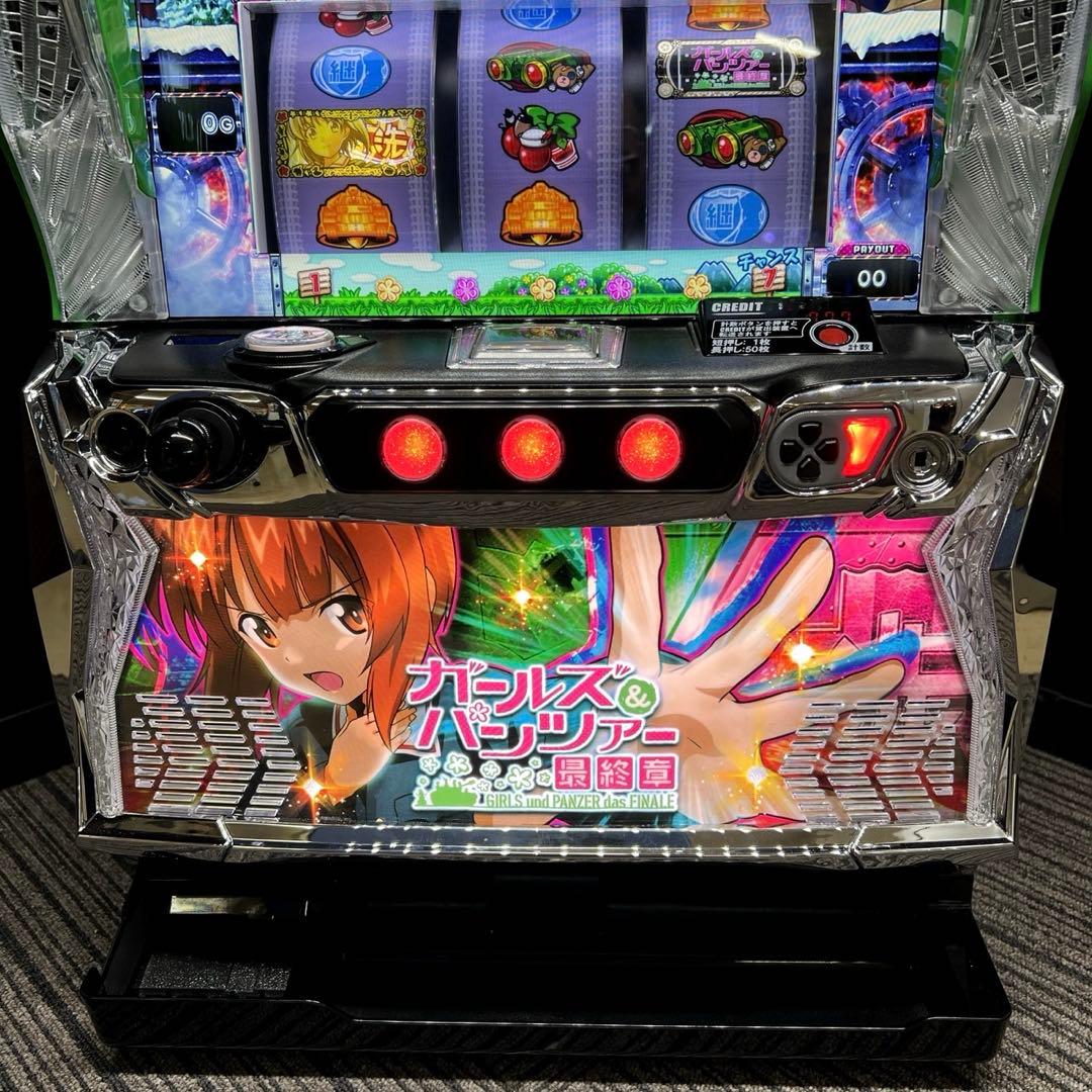 スマスロ「ガールズ&パンツァー 最終章」 送料無料 パチスロ実機