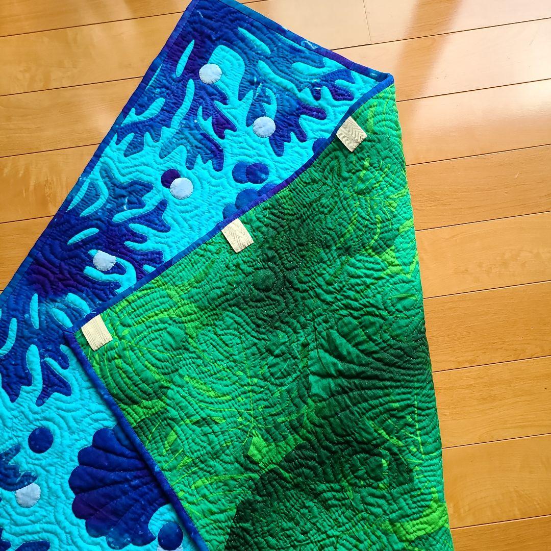 ハワイアンキルトタペストリー 海のキルト