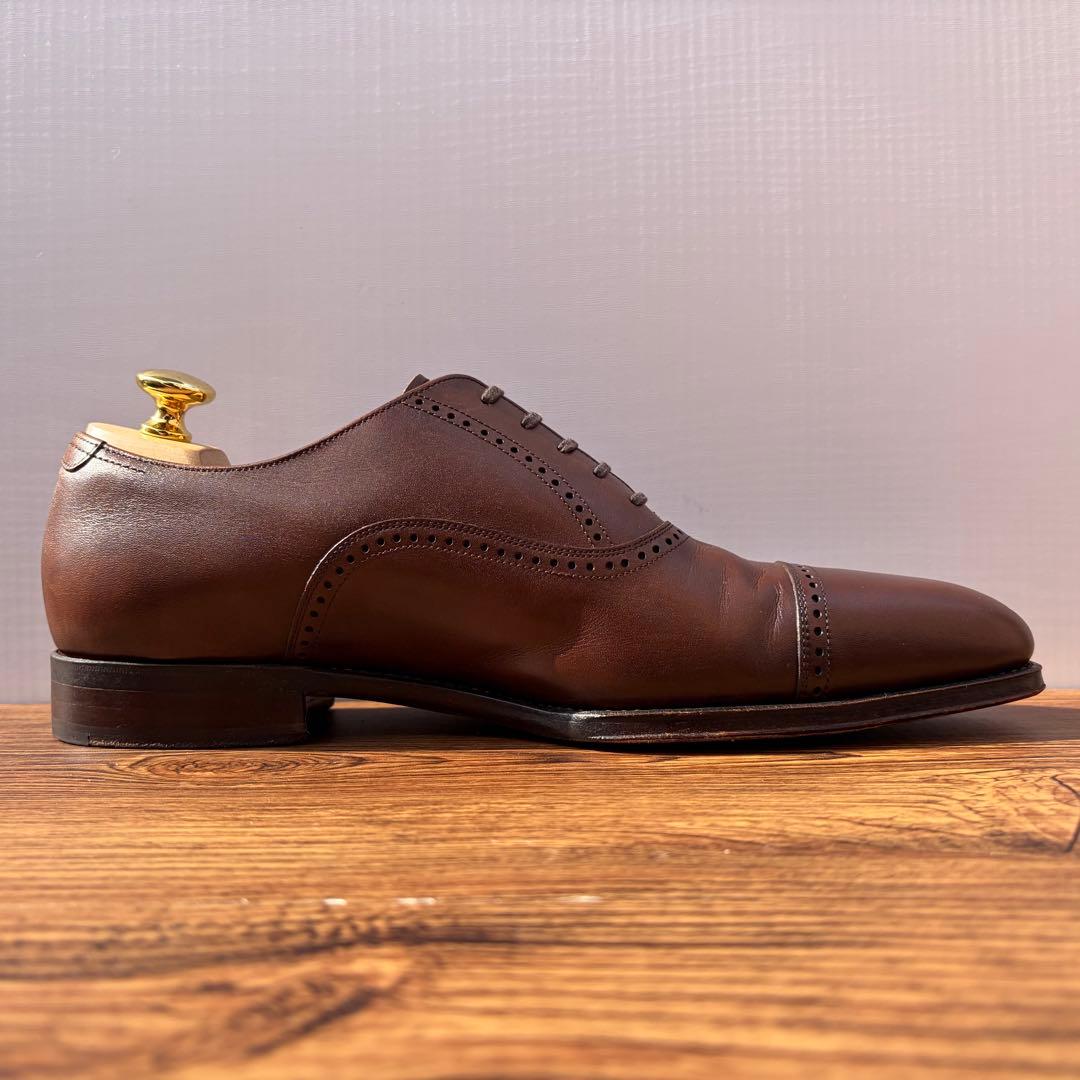 ユニオンインペリアル ストレートチップ 26.5cm ブラウン 内羽根 革靴