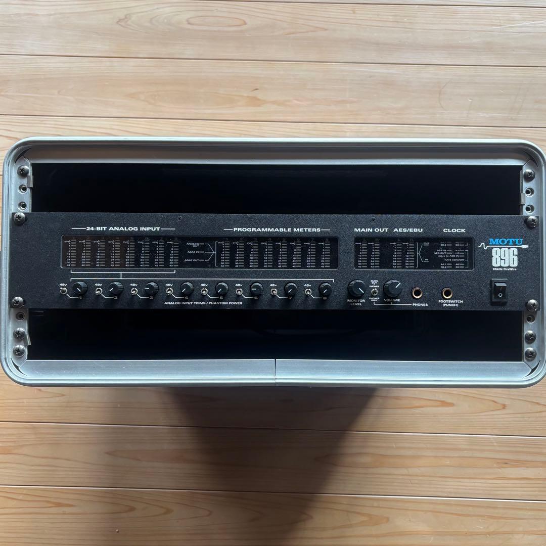 MOTU 896 オーディオ・インターフェイス 3Uラック付 通電確認済 - メルカリ