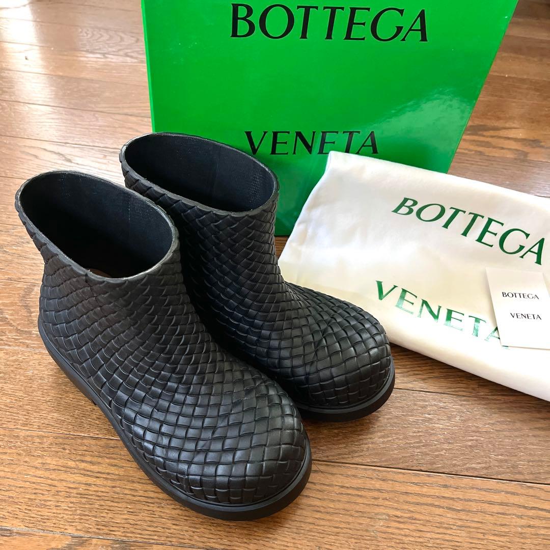 新品未使用 ボッテガヴェネタ ファイヤーマンブーツ イントレチャート