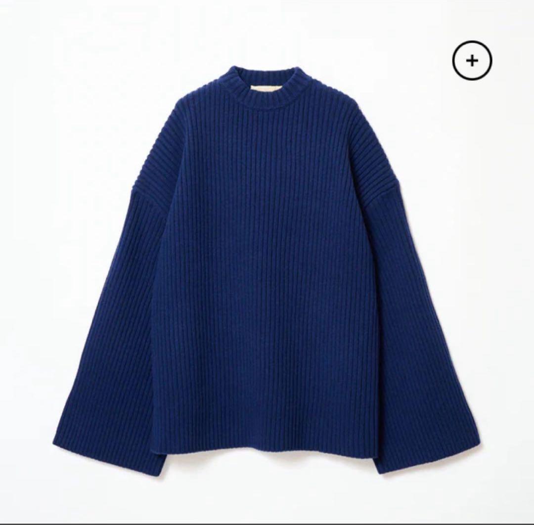 THE SHISHIKUI ビッグニット ネイビー シシクイ - メルカリ