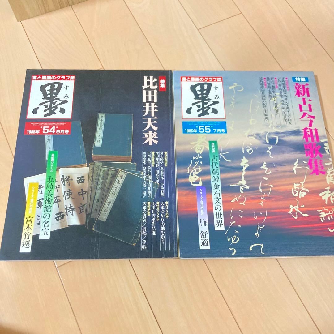 芸術新聞社 大判書道雑誌 墨 まとめ売り 50～59号 - メルカリ