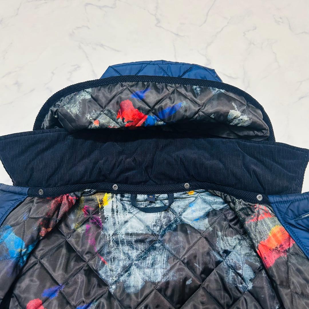 美品】ラベンハム×ポールスミス キルティングジャケット 総柄 2way