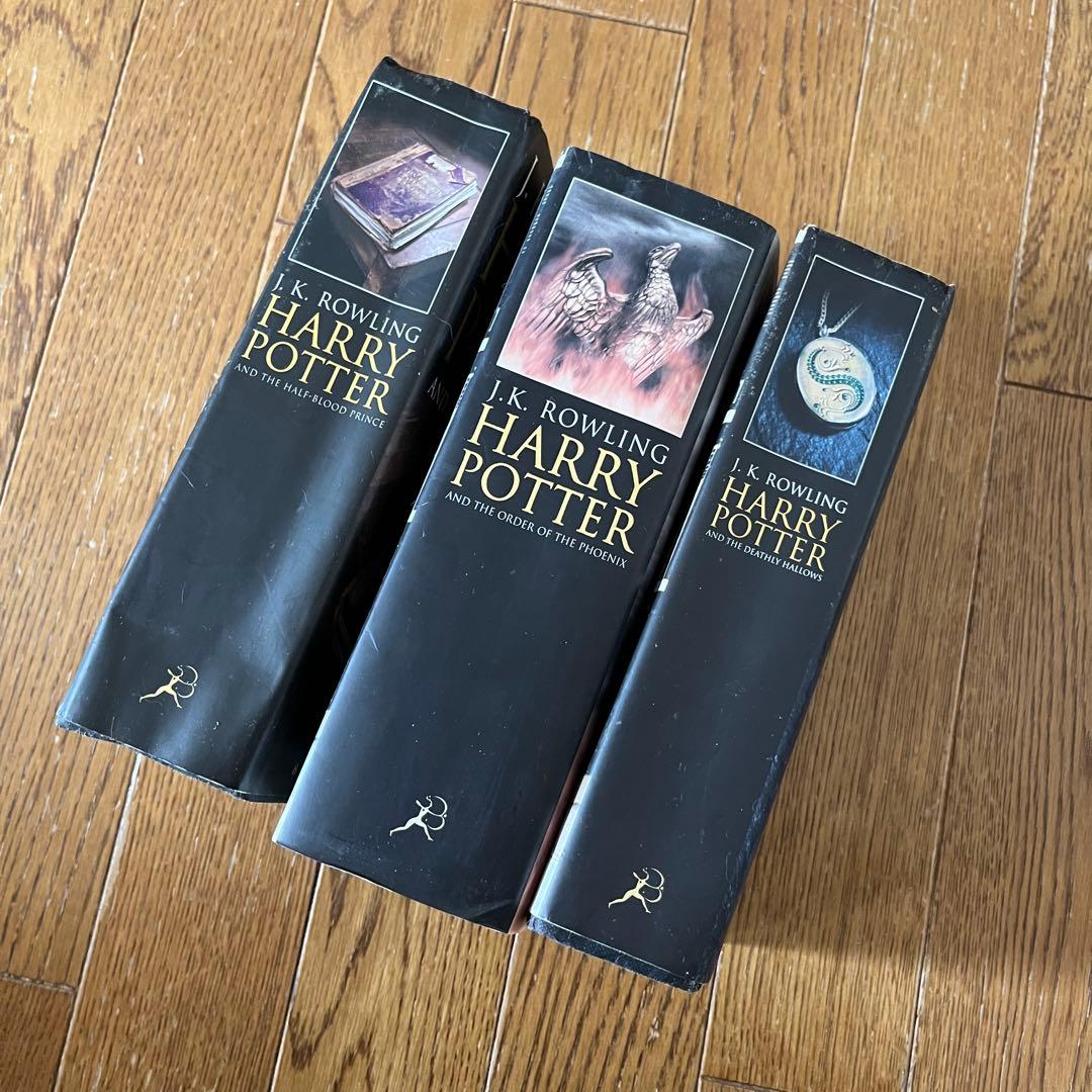 ハリーポッターと不死鳥の騎士団他 洋書ハードカバー UK版 3冊セット