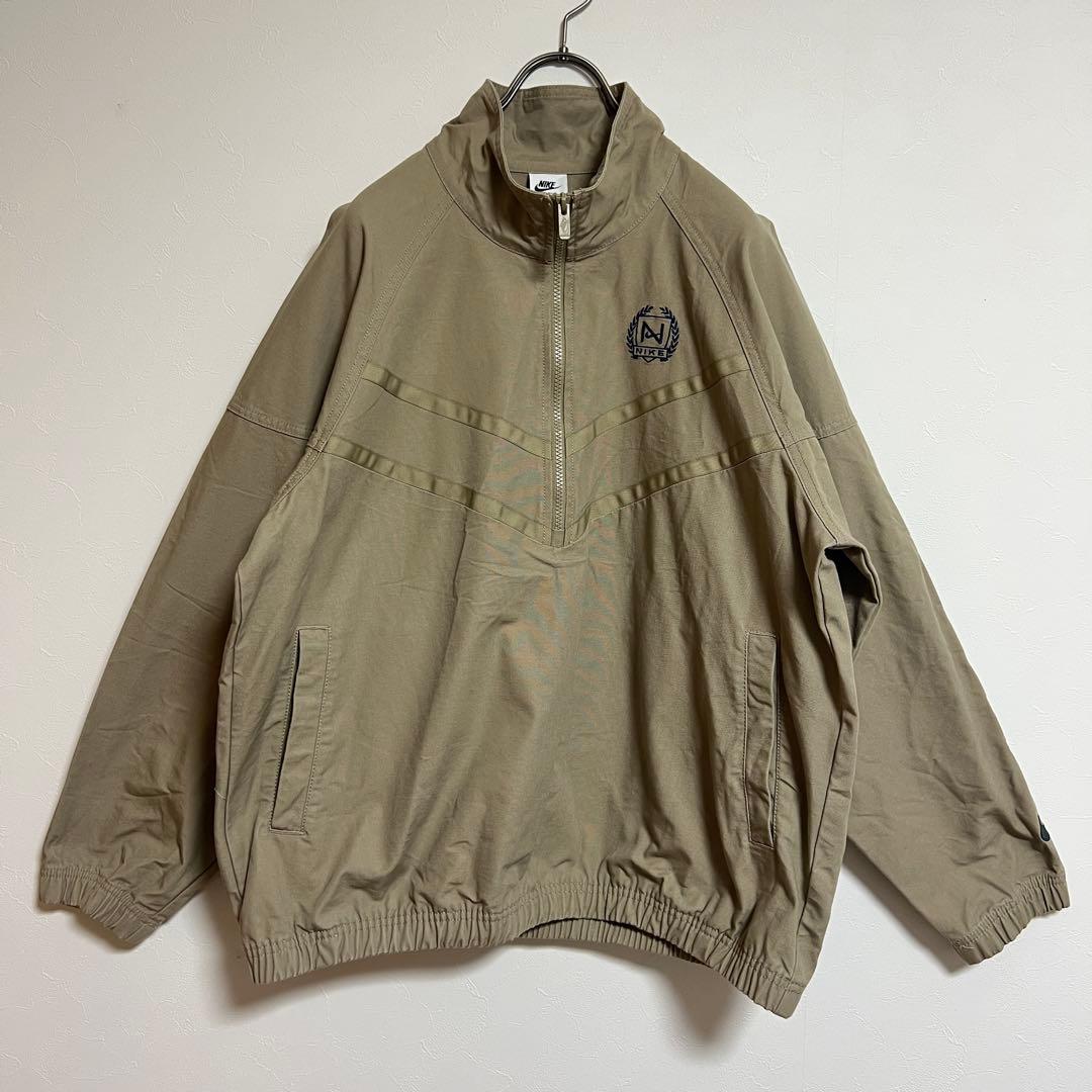 極美品 NIKE ナイキ ハーフジップ キャンバスジャケット L 岡田将生