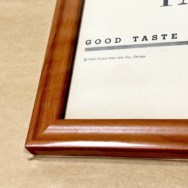 希少品！ Pabst Blue Ribbon パブストブルーリボン ポスター広告