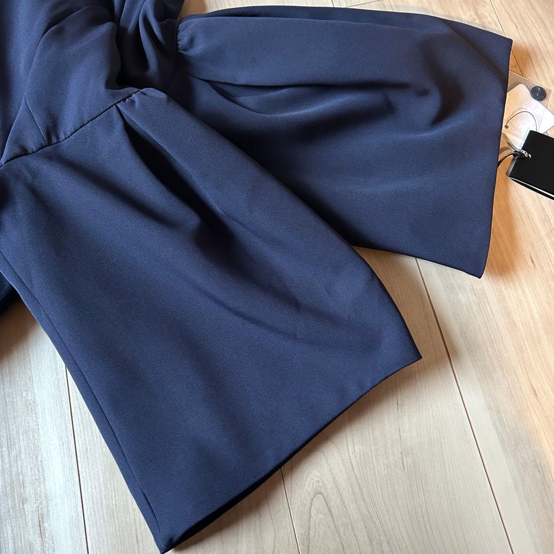 新品＊ルイルエブティック完売品ノーカラーフレアースリーブジャケット