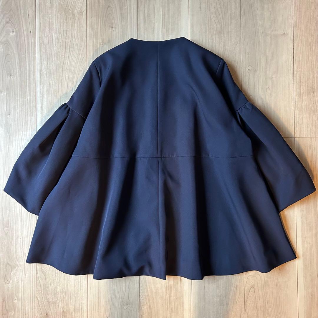 新品＊ルイルエブティック完売品ノーカラーフレアースリーブジャケット