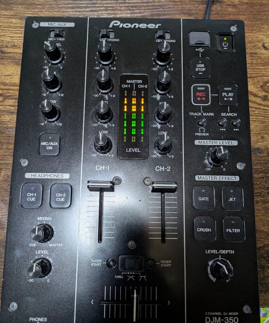Pioneer　DJM-350　録音機能 DJM-350 (archived) 録音機能搭載 2ch DJミキサー (black) - Pioneer DJ