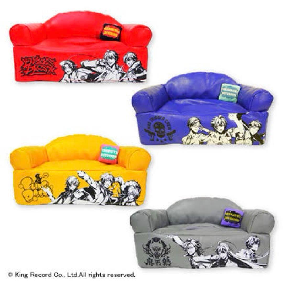 ヒプマイ レザー風ソファー型ティッシュケースカバー くまぐるみ