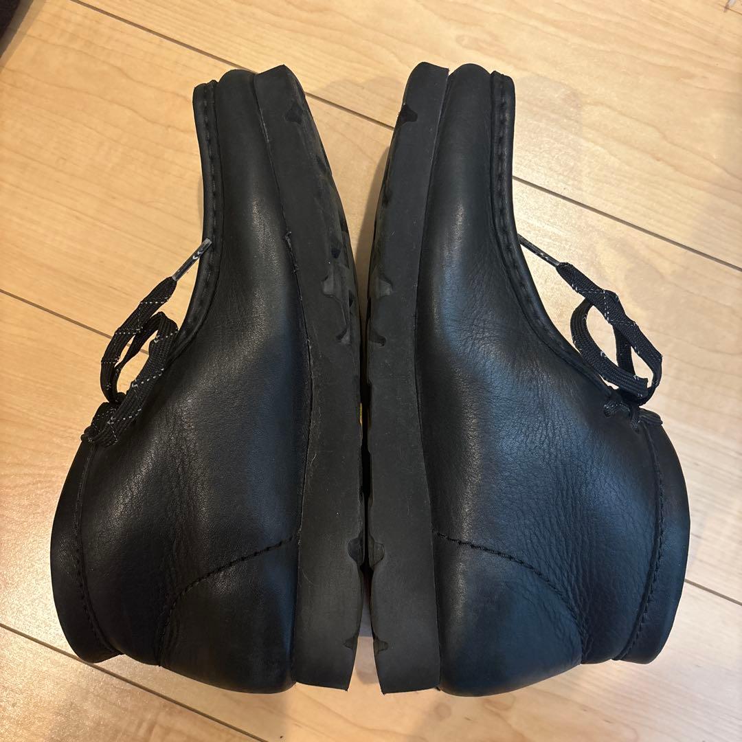 Clarks Wallabee Boot GTX ブラック レザー 24.5cm