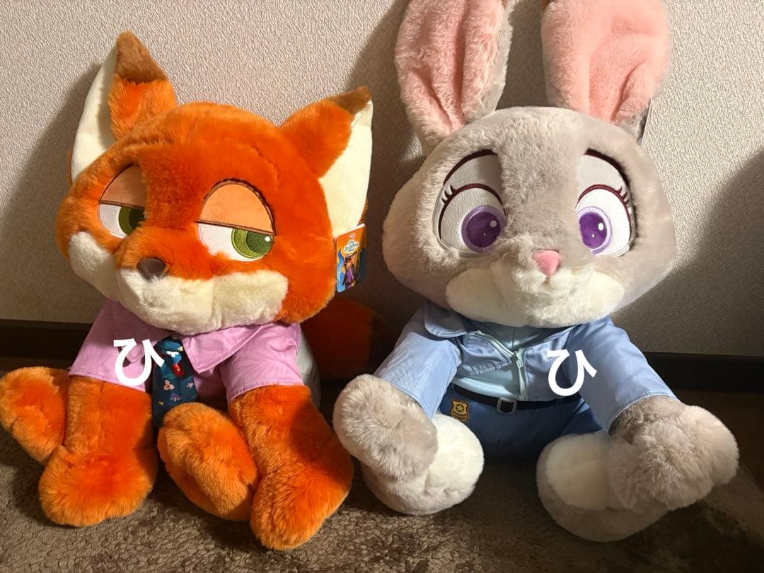 ズートピア2 ジュディ ニック ぬいぐるみ コストコ ブランケット付き