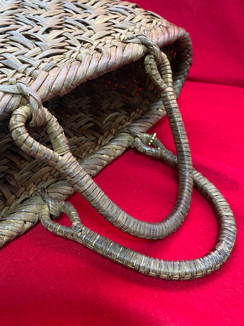 宮本工芸 山葡萄かごバッグ 国産品 桝あじろ編み 美の壺 伝統工芸品 山