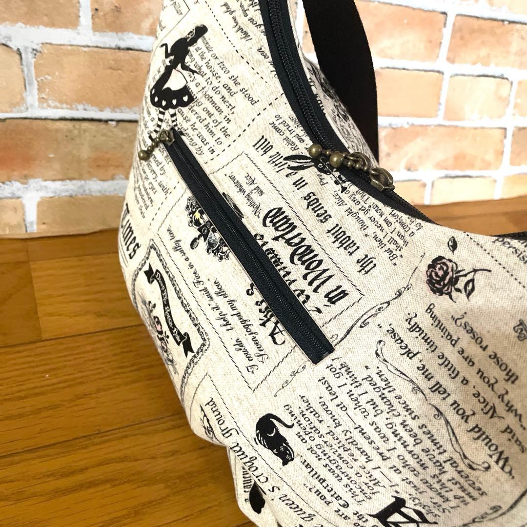 たかこ£様 アリスのアーチ型ショルダーバッグ ネコちゃん トートバック