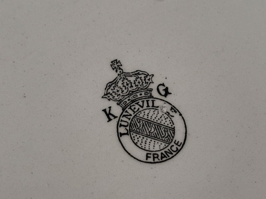 フランスアンティーク Lunéville パニエ皿 プレート 2枚セット - メルカリ