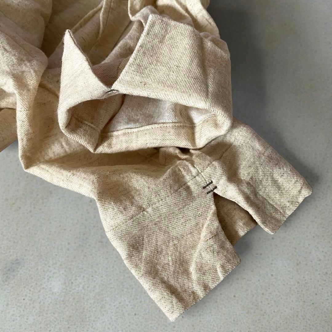 新品タグ付✨genten ゲンテン 綿 麻 毛 ワンピース 羽織り 40 L - メルカリ