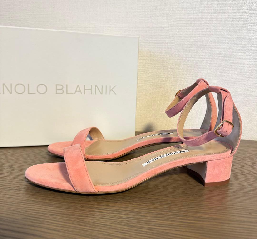 ☆新品☆ MANOLO BLAHNIK マノロ CHAFLAHI サンダル 39 - メルカリ