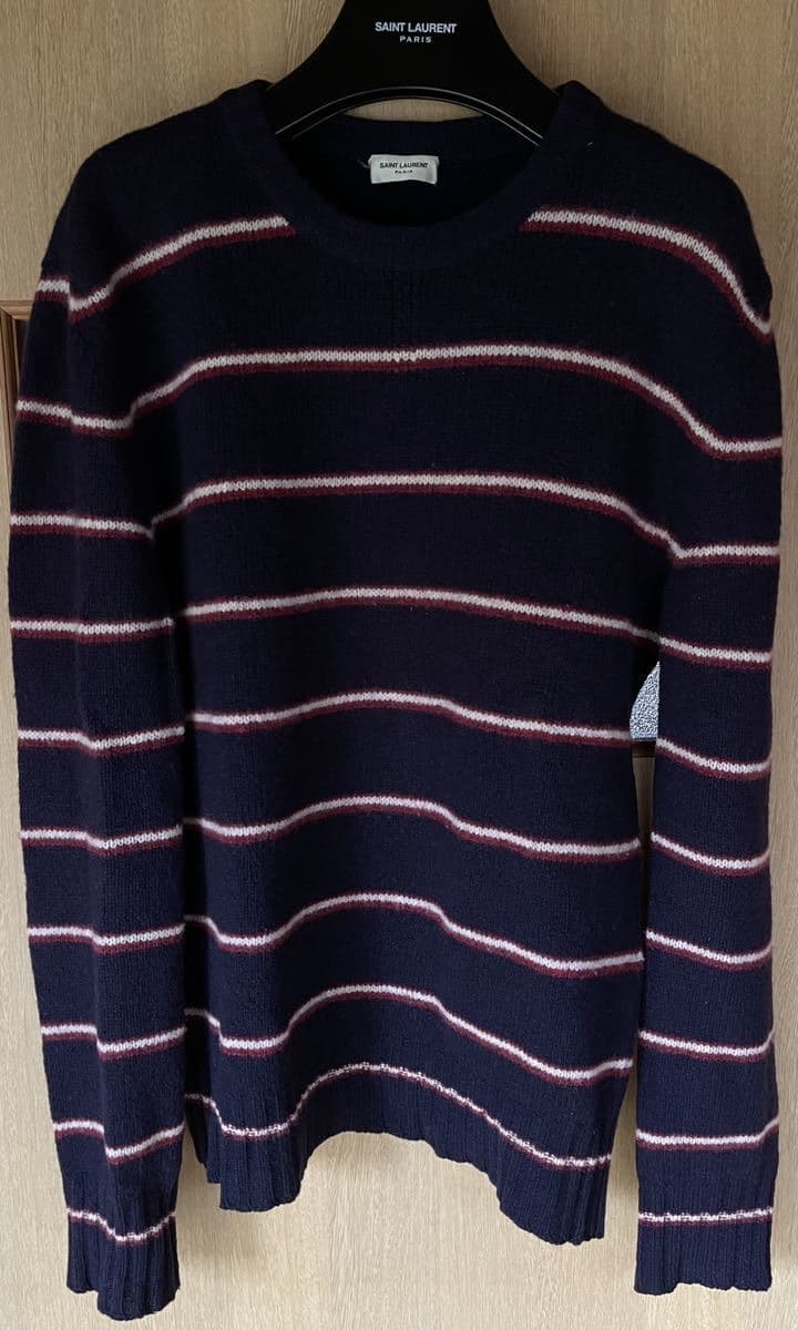 田中様専用】希少14AWサンローランパリ ボーダーニット S セーター