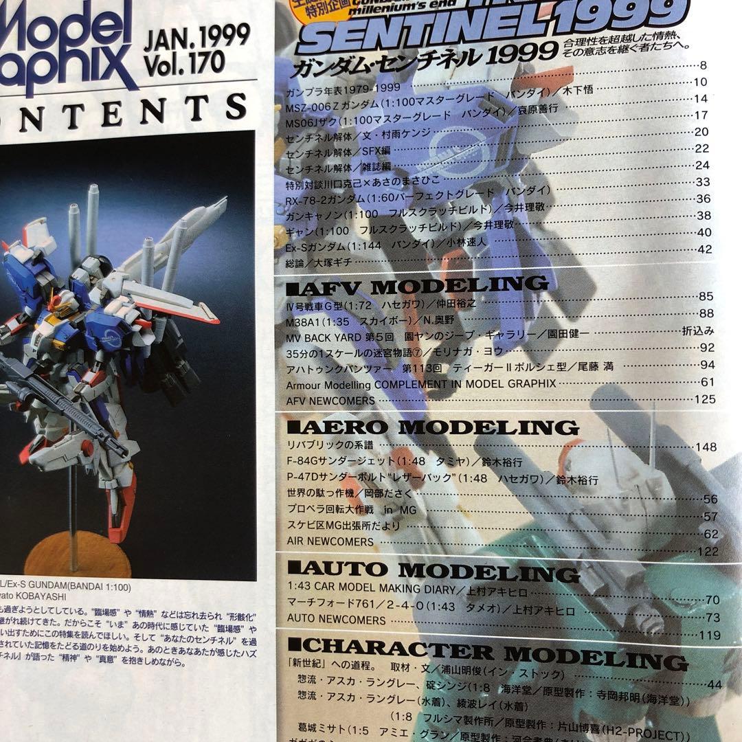 月刊モデルグラフィックス 1999年1月号ー1999年12月号 d360y32 - メルカリ