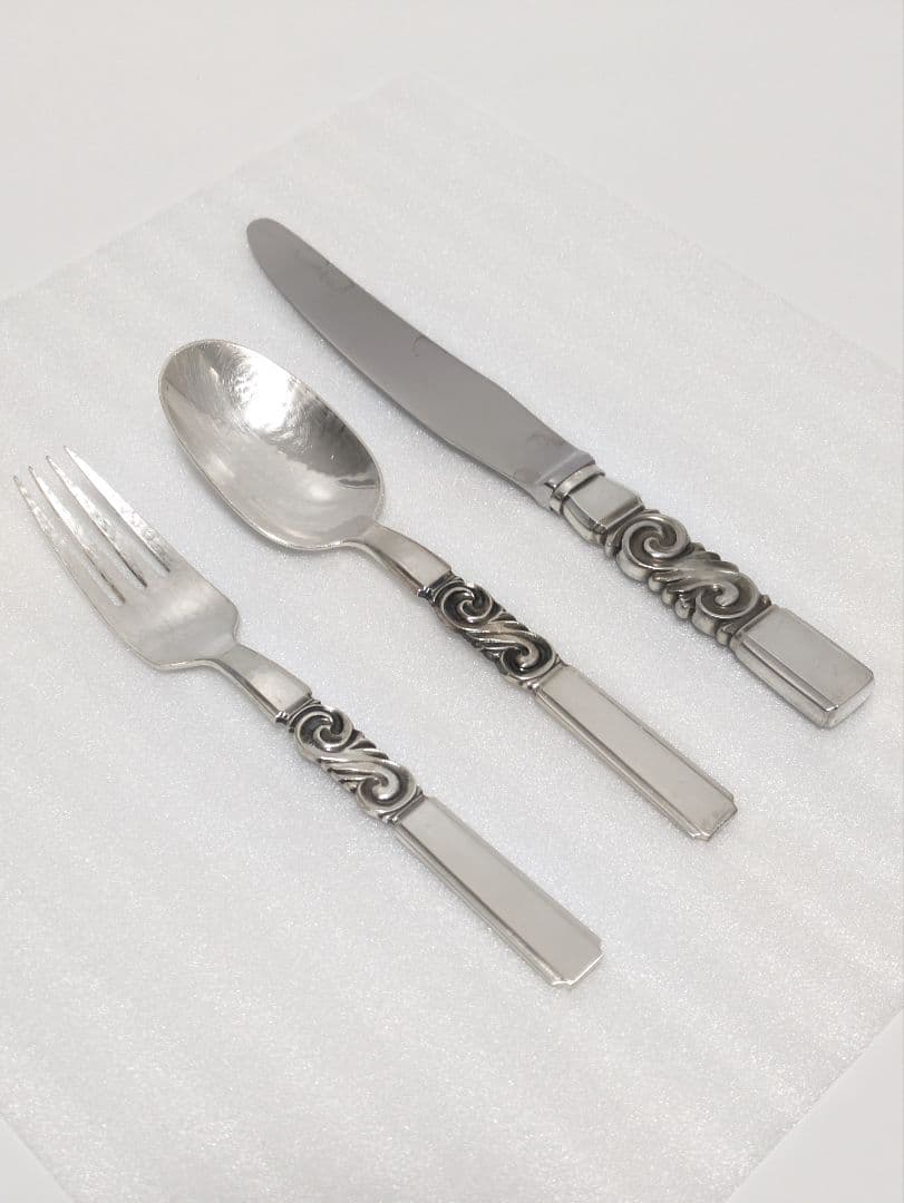 ジョージジェンセン スクロール カトラリーセット 約239g 楽天市場】ジョージ ジェンセン GEORG JENSEN アルフレッド ツイスト